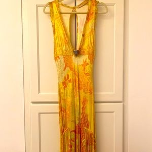 Roberto Cavalli XS fitted dress 3/4 length